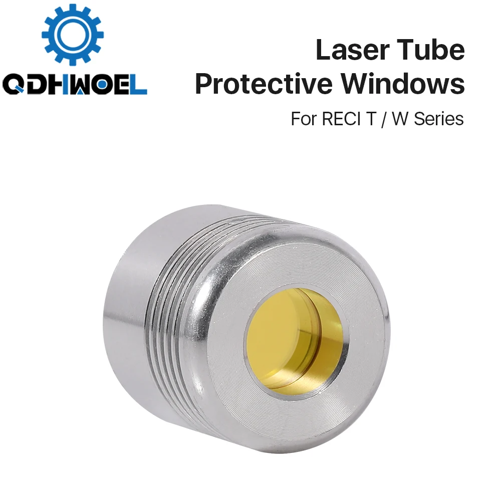 QDHWOEL Co2 Laser Tube Protective Windows RECI W/T Series Laser Protective Optical Accessories For RECI Series Laser Tube