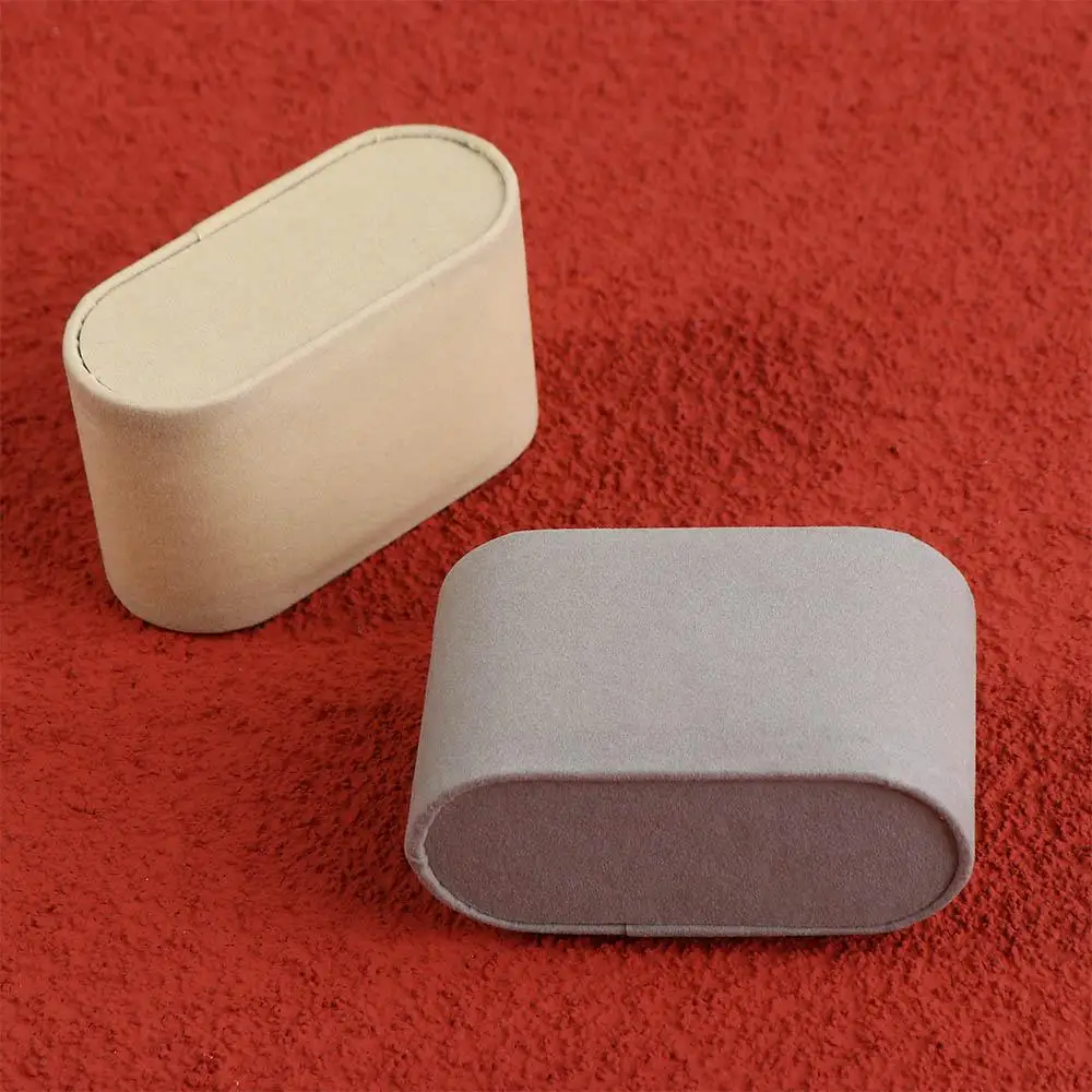 Elegante y sólido para caja de almacenamiento portátil para mujeres y hombres, almohadas de reloj coreano, soporte de exhibición de pulsera, almohadilla de exhibición de brazalete Simple