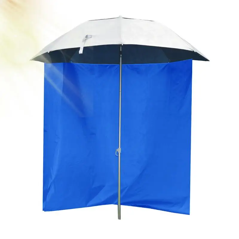 Fishing Umbrella Surround Cloth Pool Umbrella Surround Tent Half Circumference Design Waterproof Surround Cloth For Sun And Rain