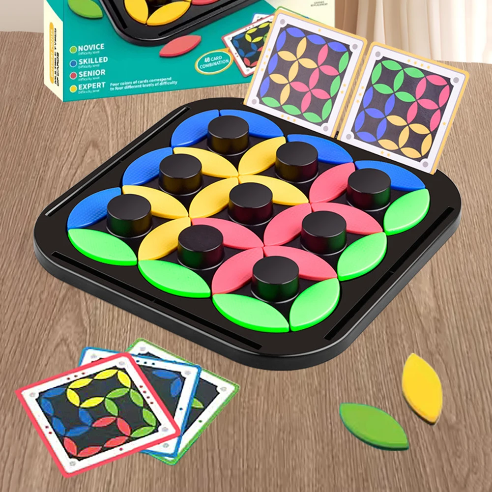 Rotating Jigsaw Puzzles Board Game Logical Thinking Training Game Toy For Party