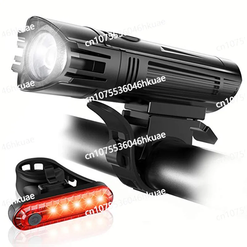 Bike lights headlights taillights usb charging headlights cycling strong light mountain bike lights