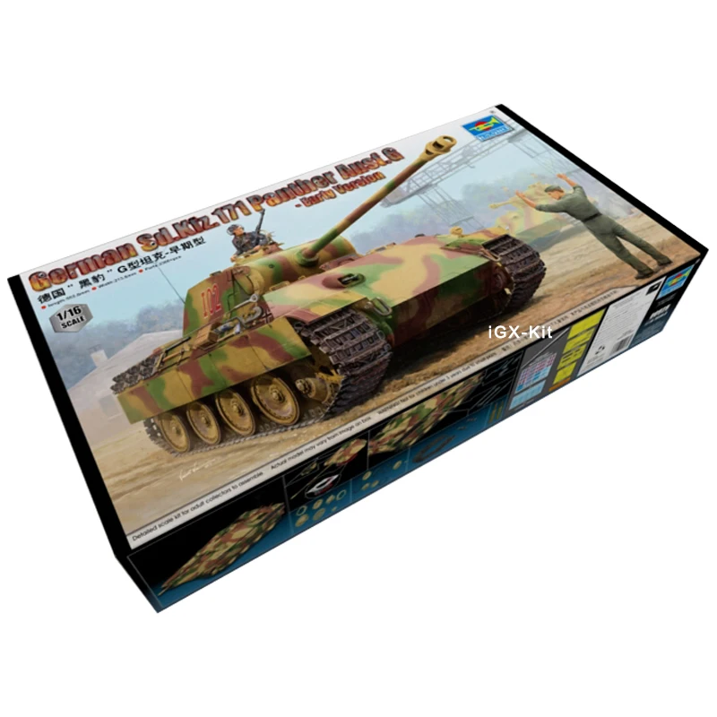 

Trumpeter 00928 1/16 Немецкий SdKfz 171 пантера Ausf G ранний Танк ручная работа коллекционная игрушка пластиковая сборка набор строительных моделей