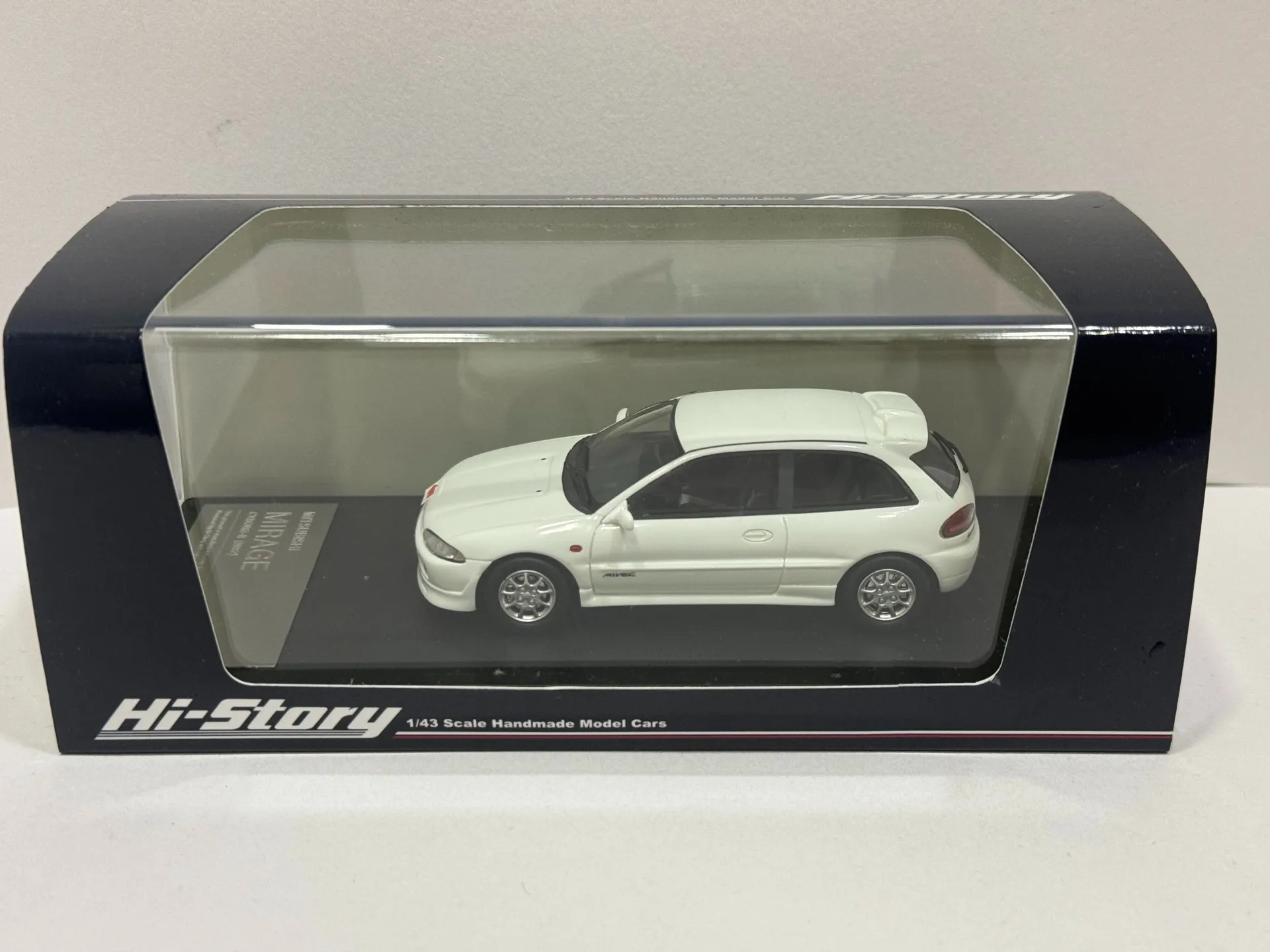 

Missing Bids Flaws Diecast Hi Story 1/43 Scale Mitsubishi Mirage Resin Car Model Collectible Toy Gift Souvenir Display Ornament