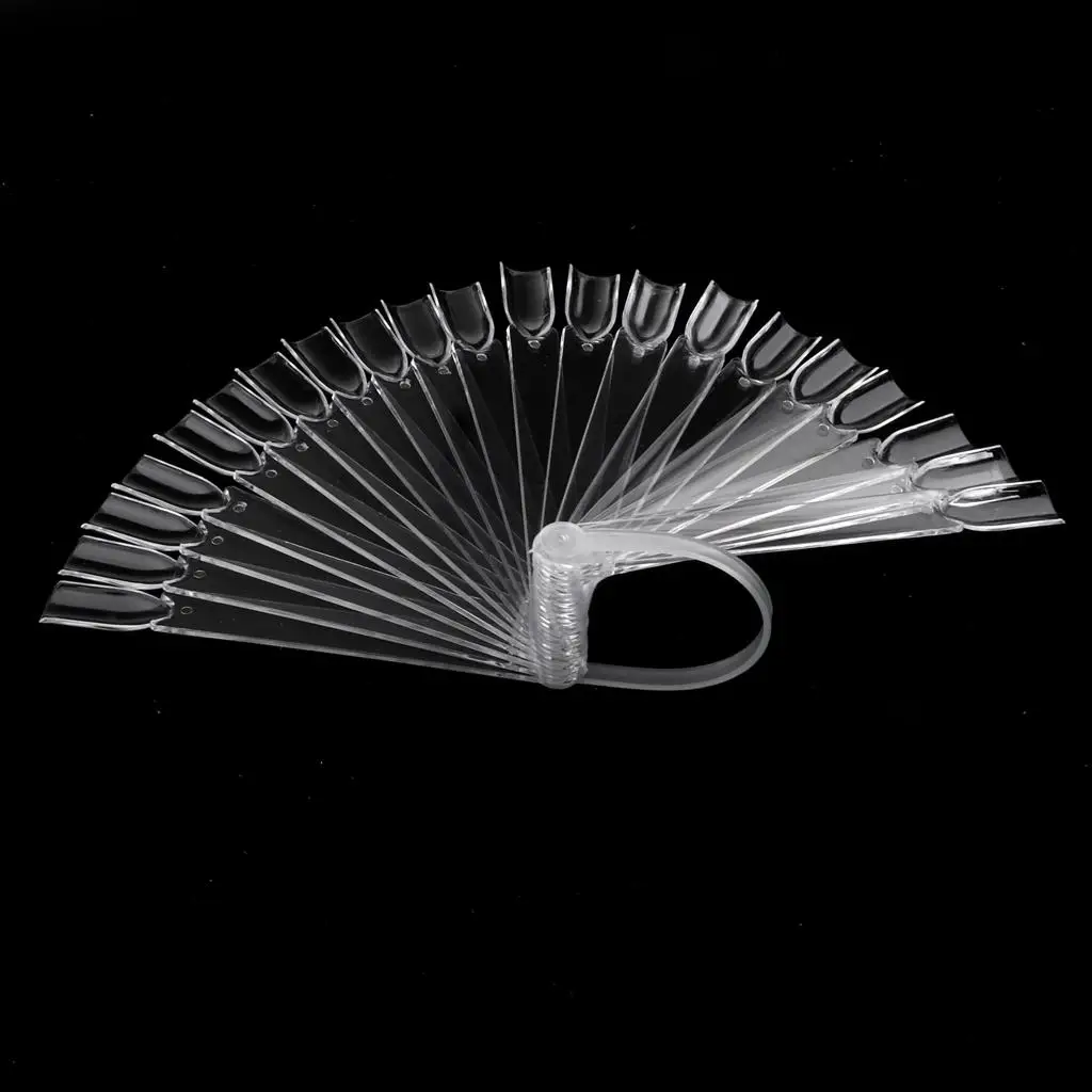 2-6 stuks 24 stuks Pro Nails Tips Nagellak Kleur Valse Nagel Display Grafiek