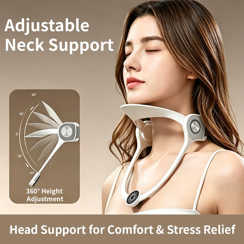 Adjustable Cervical Traction Device Neck Brace Cervical Traction Collar Posture Corrector Stretcher Support Spine Protector