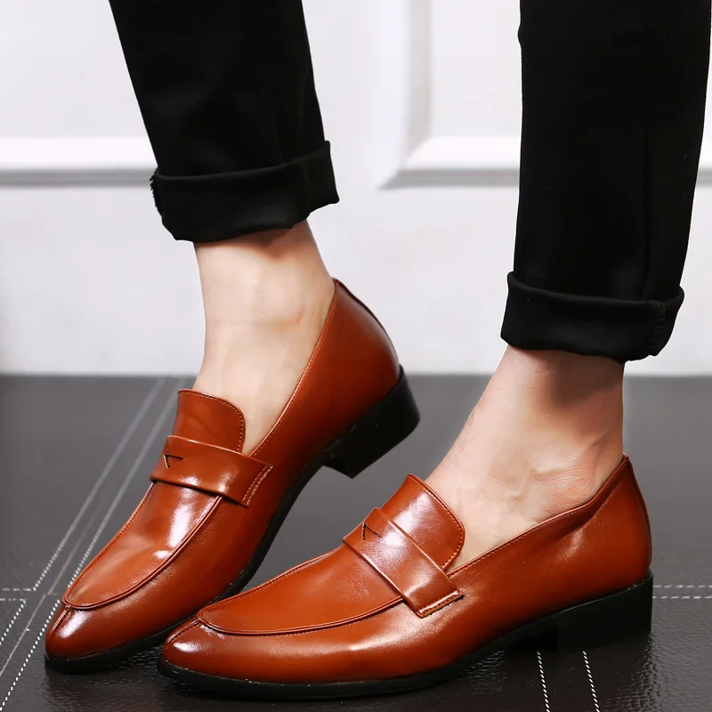 

Italian Brand Men Shoes Formal Loafers Men Dress Shoes Oxford Sepatu Slip On Pria Wedding Men Shoes Elegant Chaussure Homme Bona