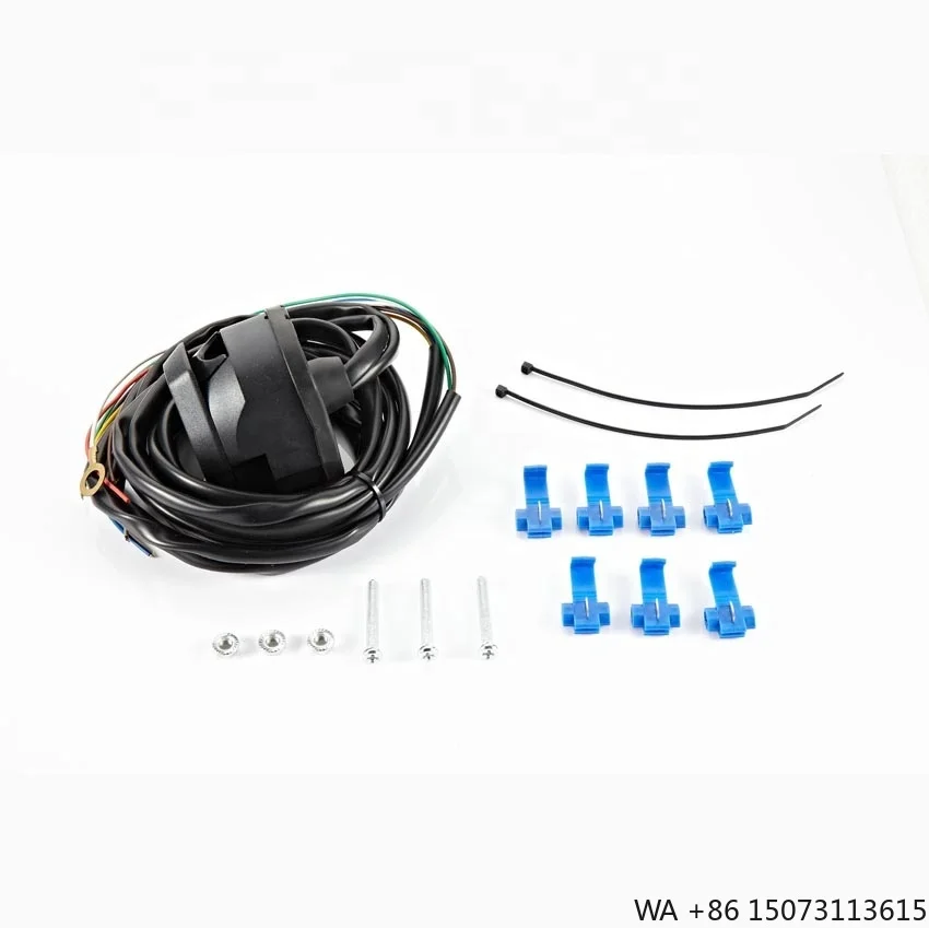 7-Pin Trailer Socket Conversion Electric Kit for Car Towing Hitch