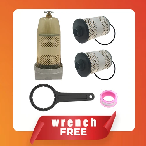 B10-AL 496 Conjunto de filtro de tanque de combustible para separador de agua diésel 30 micrones máx. 25 gpm 150 psi con filtro PF10