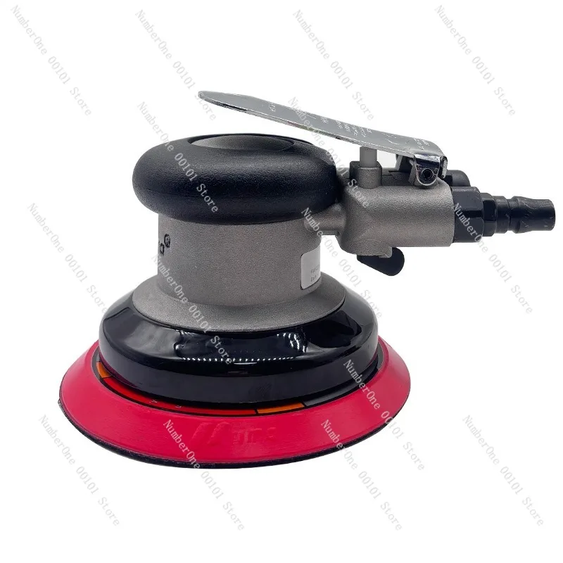 Industrial Air-Powered Grinding Machine,5-Inch Eccentric Polisher,Sandpaper Waxing Machine,Round Disk Polishing Tool Workshop