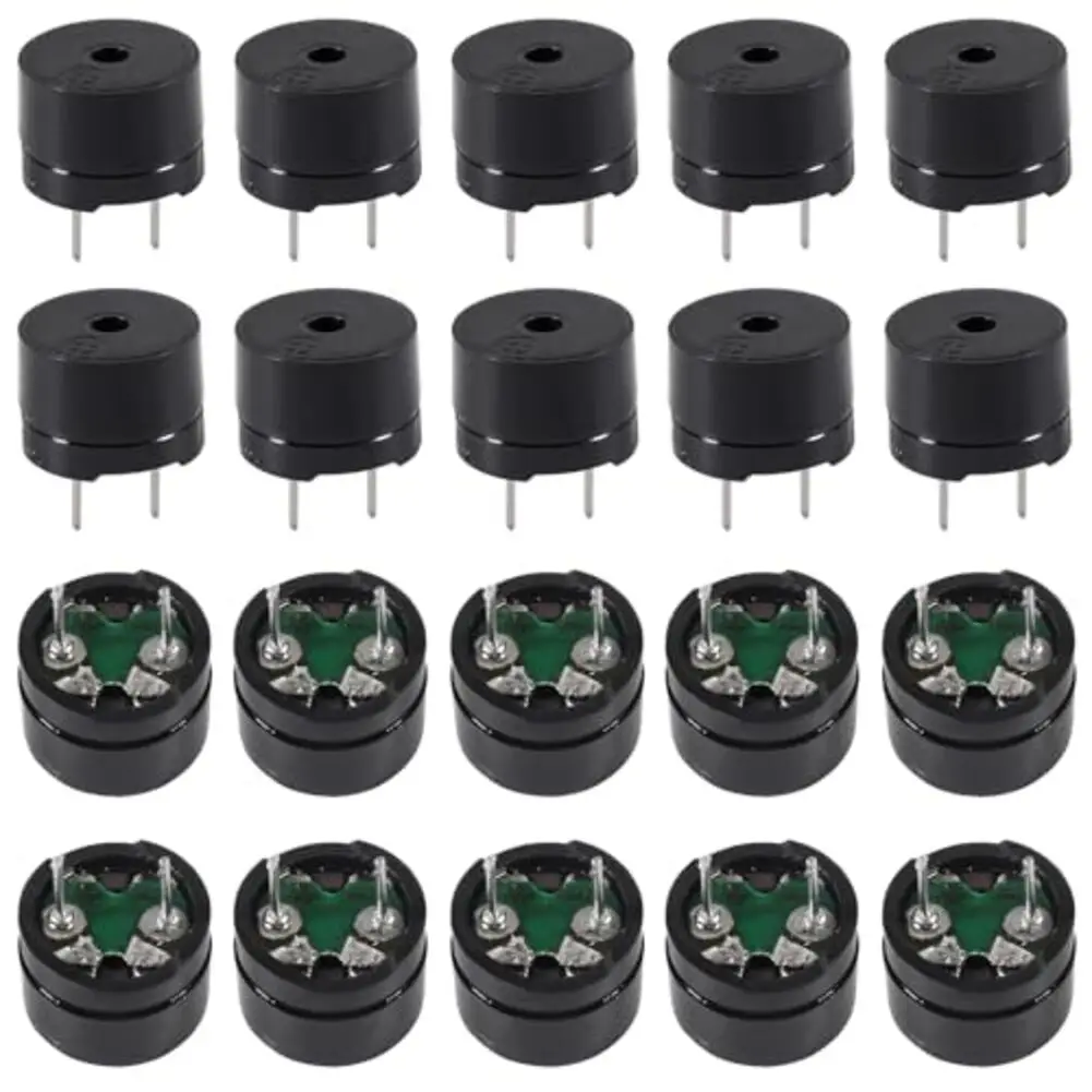 20pcs 12085 42R Piezoelectric Buzzer Kit Passive Buzzer For Home Appliances Industrial Safety Equipment Electronic Projects