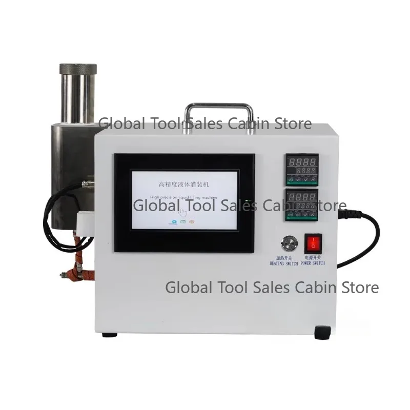Factory Price 1ml 2ml High Precision High-viscosity Pneumatic Semi Automatic Heated Machine for Oil Chemical High