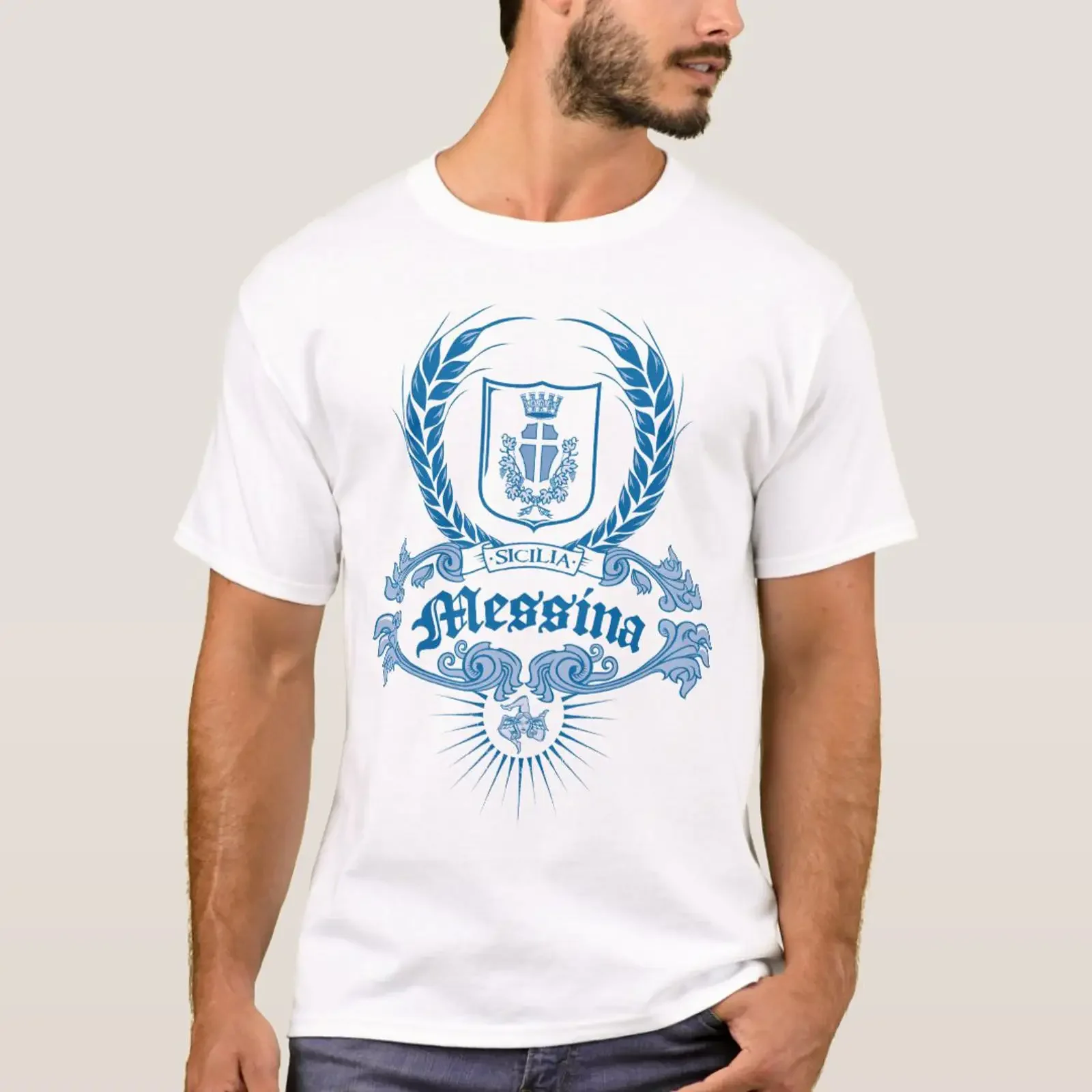 Camiseta Messina Sicily vintage, estilo streetwear, unisex, transpirable, versátil, ligeramente cómoda y elegante
