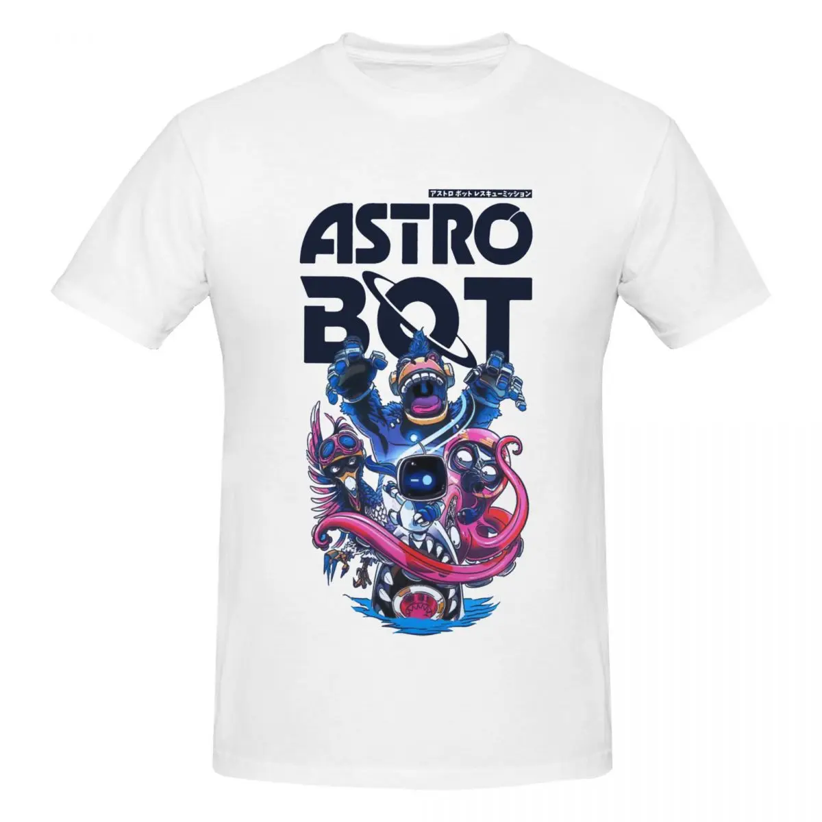 

Astros игровая игра Astrobot Потрясающие футболки графика Y2K идея индивидуальные мужские женские футболки одежда