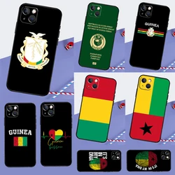 Guinea Bissau Flag Case For iPhone 16 15 14 Pro Max 13 12 11 XR X XS Max 7 8 Plus 12 13 Mini Cover Capa