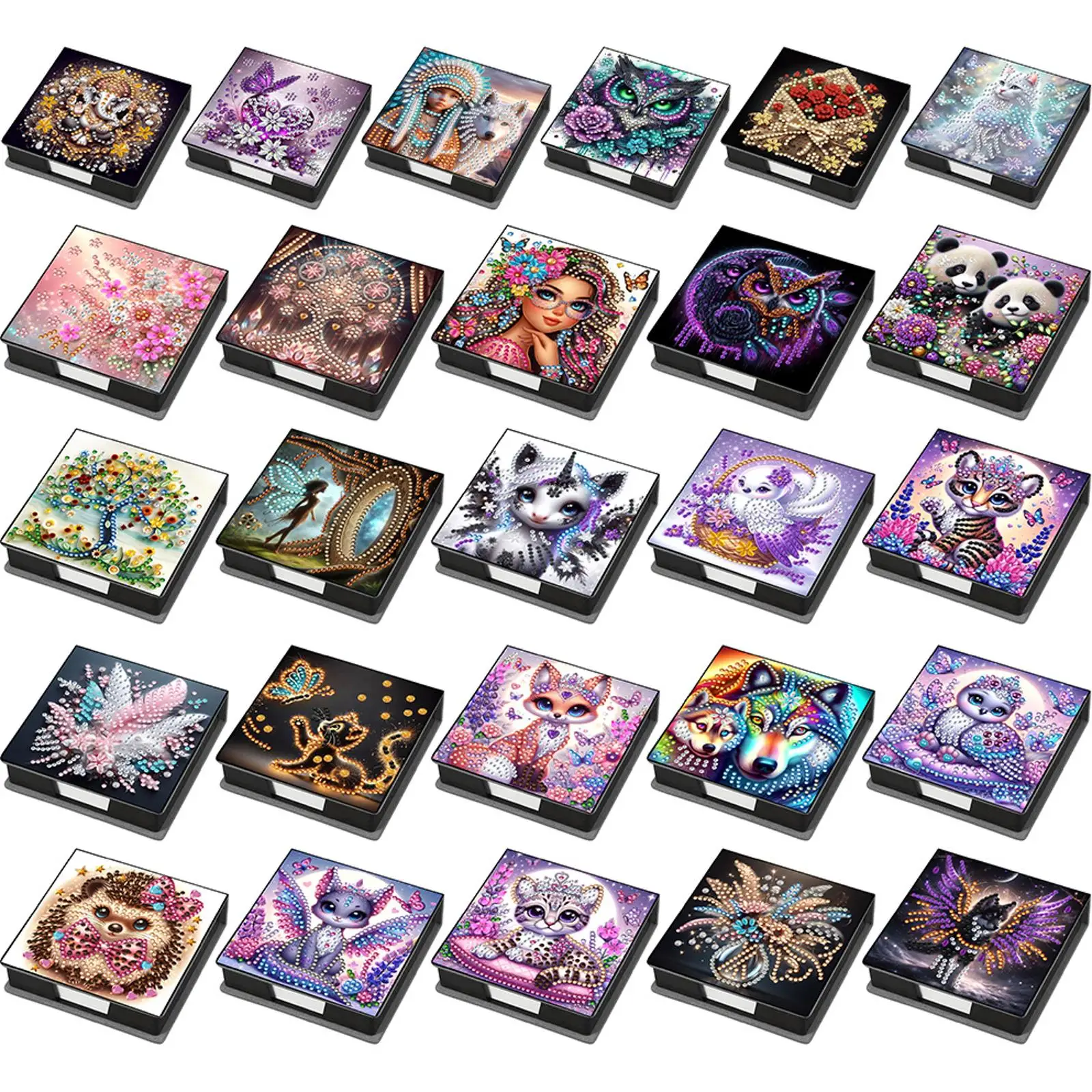 

Кожаный набор для алмазной вышивки 5D: блокнот-органайзер с 160 листами для алмазной живописи, для дома, офиса, школы