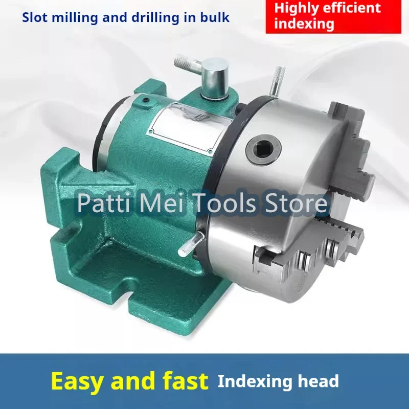 5 inch Simple Quick Milling Machine Dividing Head Universal Drilling Machine Vertical And Horizontal Indexer Chuck Bench Drill