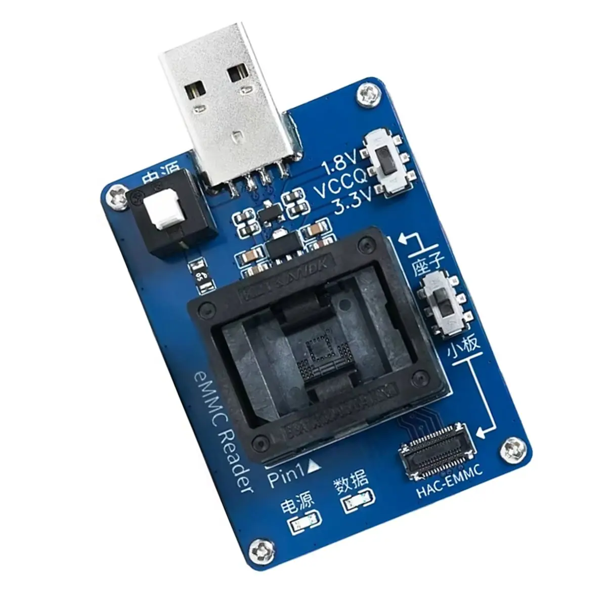 ABGN New EMMC Module EMMC Programming for Switch HAC EMMC Reader Adapter