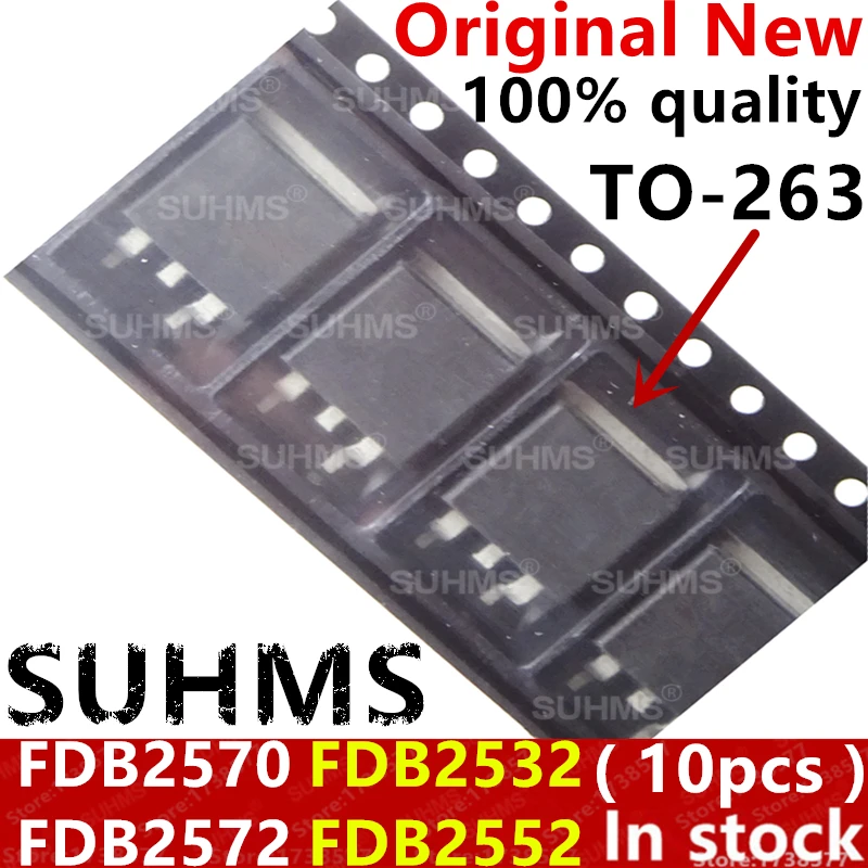 (10piece)100% New FDB2532 FDB2552 FDB2570 FDB2572 TO-263