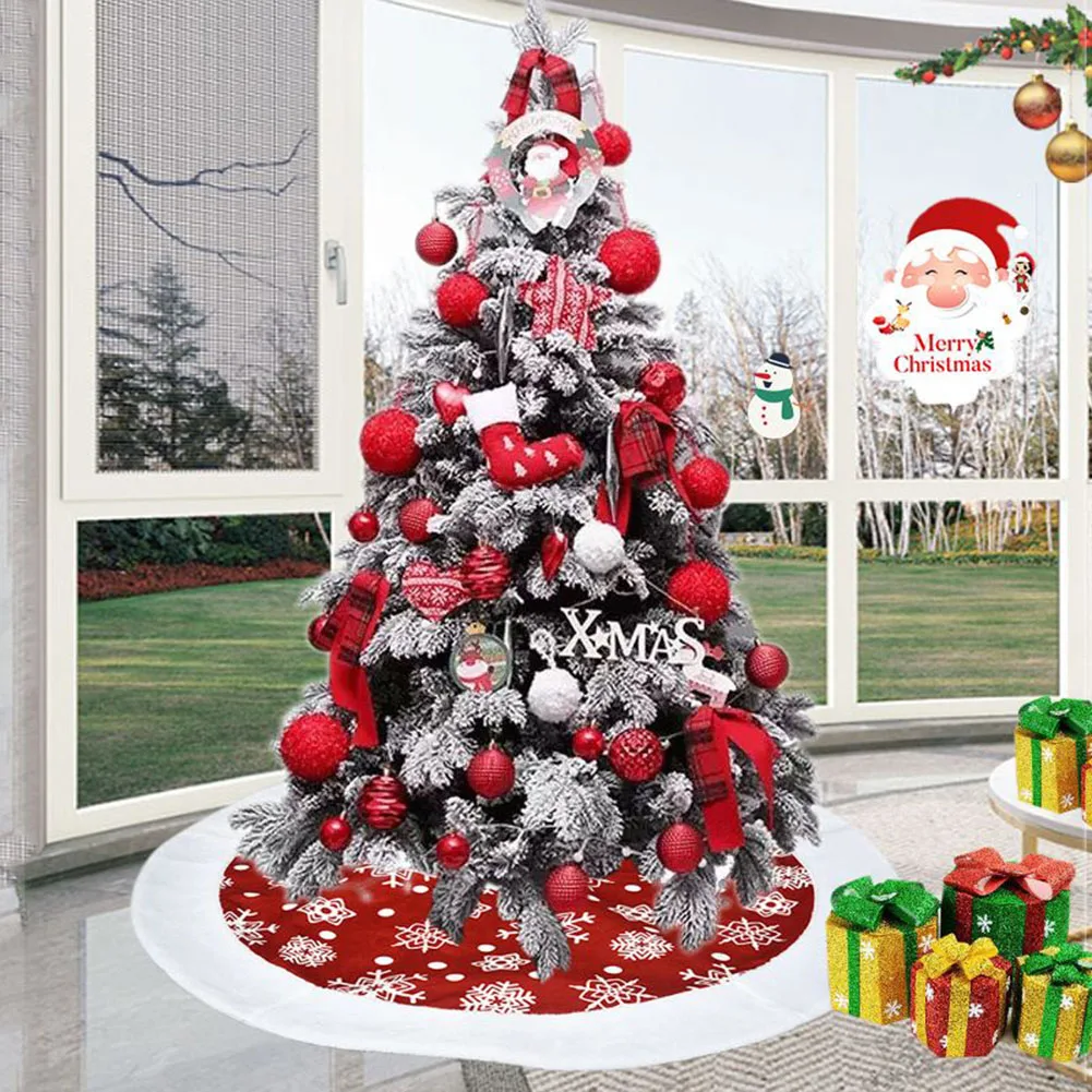 1 Pcs Christmas Tree Skirt Best Price Brand New Christmas Tree Skirt Soft And Comfortable Texture And Impeccable Crafts