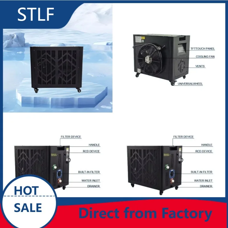 STLF In Stock 1HP Portable Metal Ice Bath Pump Water Cooler Chiller for Sport Recovery
