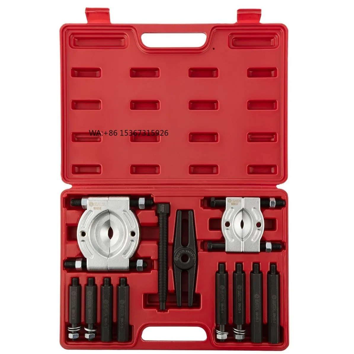 

APEX USA 30-75MM Steel Bearing Separator Set for Steering Wheel and Crankshaft Belt Pulley Removal