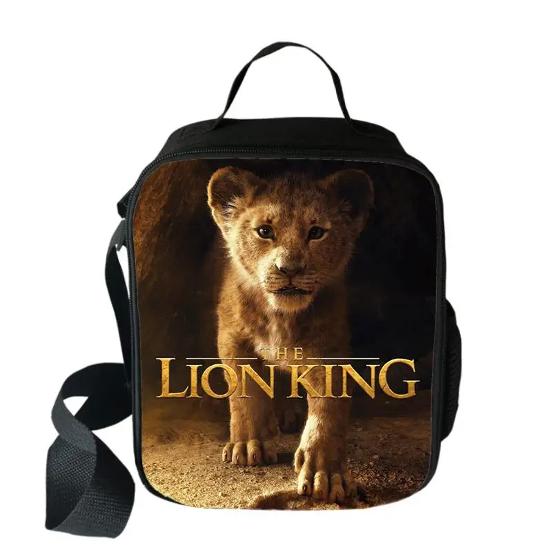 Hot Disney The Lion King Lunch Bags cibo per studenti scatola per il pranzo isolata portatile ragazzi ragazze Cartoon bambini scuola pranzo borse