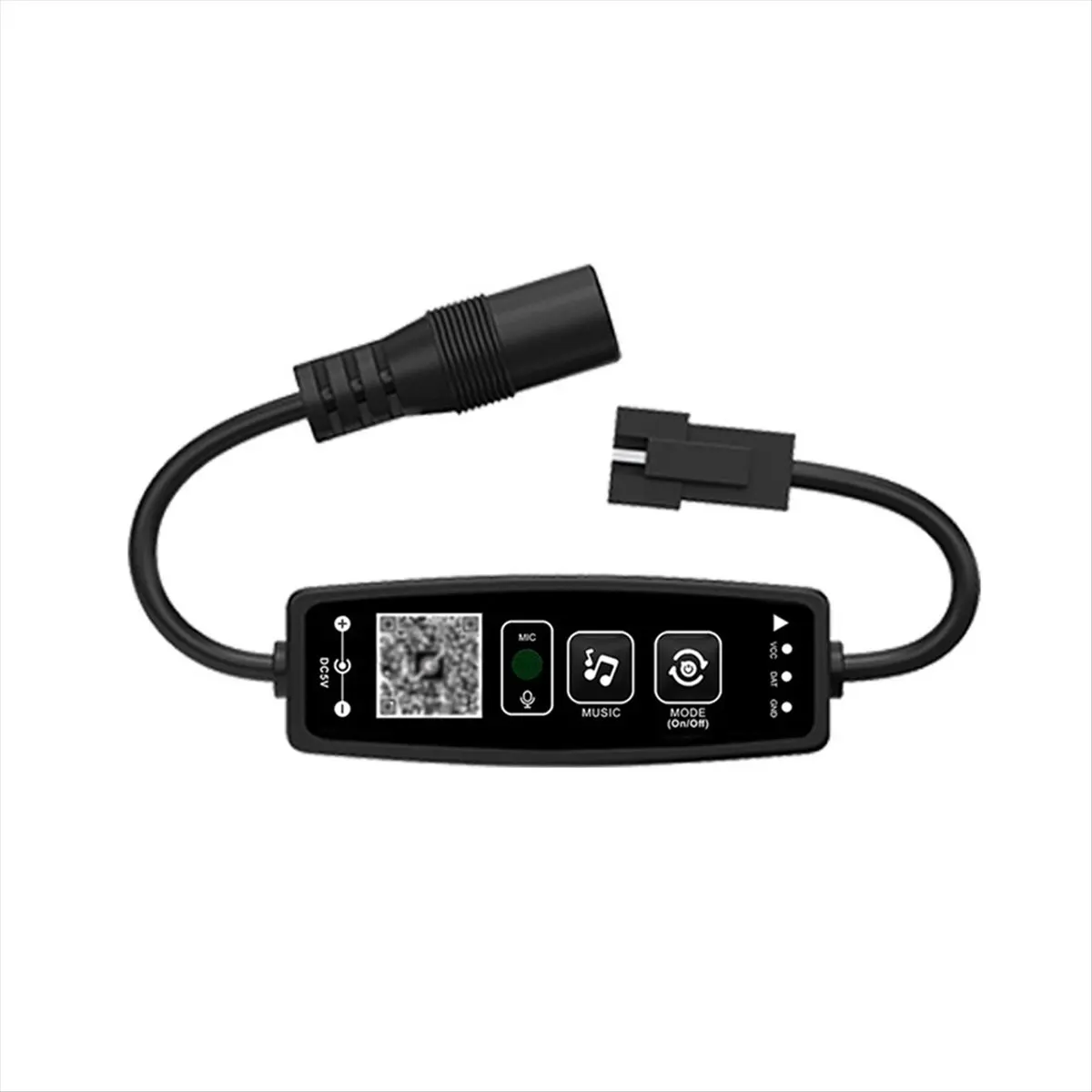 A26Z WS2811 WS2812B LED Controller Bluetooth Music 28Keys Remote Control for Individual Addressable RGB Strip Light DC12V-24V