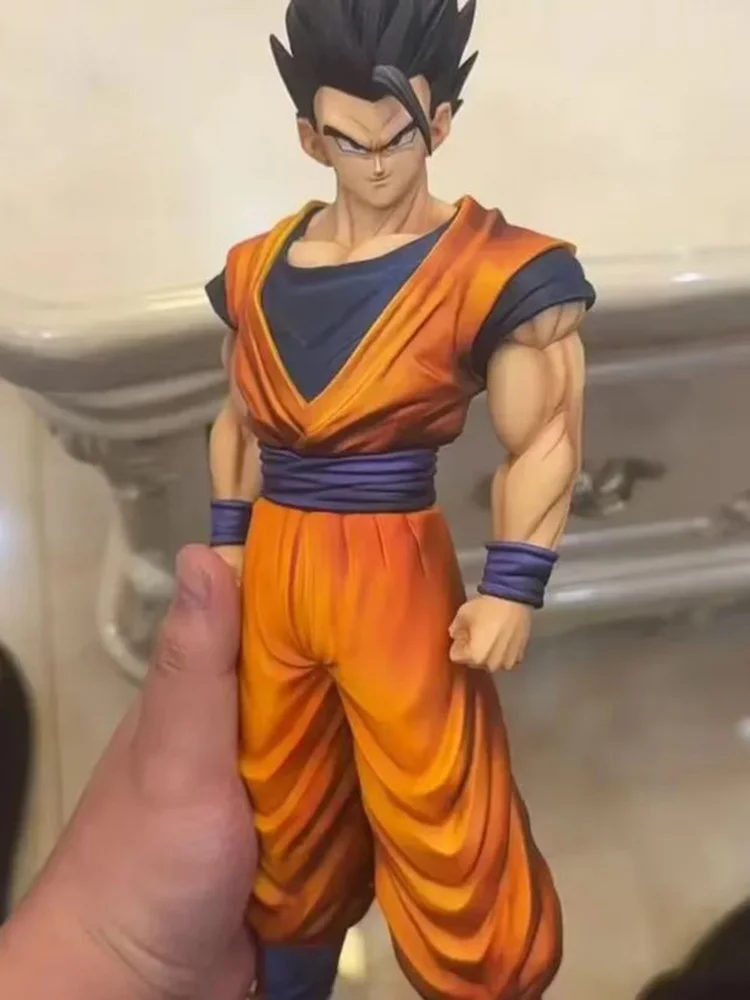 New 30cm Hy Studio Son Goku Base Form Dragon Ball Z Action Figure - Black Hair Orange Gi Scale  Articulated Pvc Collectible Toy view 6