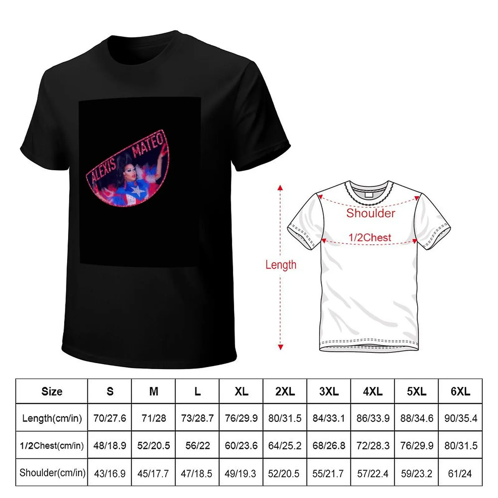 Alexis Mateo rupauls drag race T-Shirt t shirts for man cotton soft T-Shirt