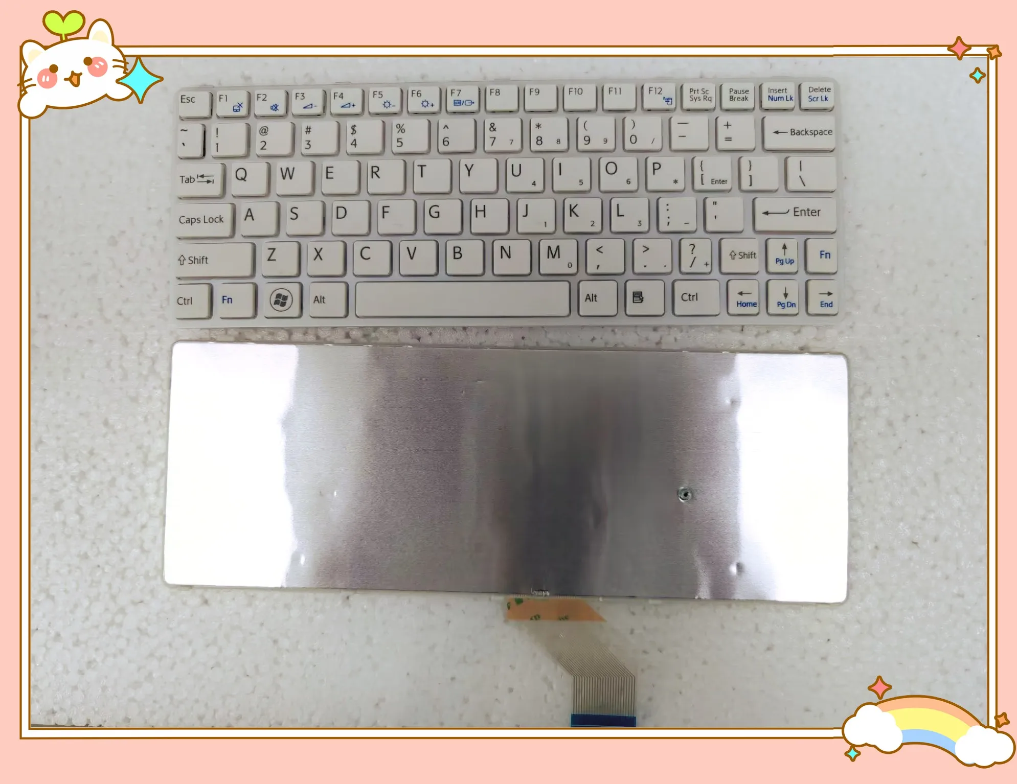 Nuevo teclado inglés para ordenador portátil de EE. UU. para SONY SVE11 SVE111 HMB8820NFF011A 149099011 EE. UU. HMB8820NFK011A 149104211 EE.UU. 55012G201U0-212-G