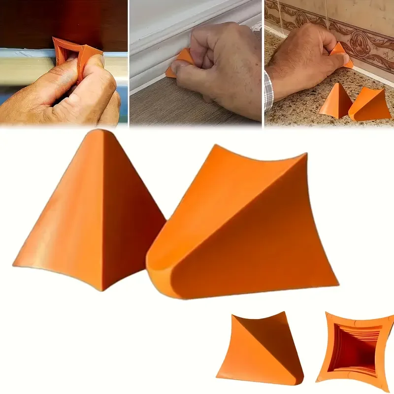 قطعتان من أدوات التشطيب السد القابلة لإعادة الاستخدام - قبضة مريحة غير قابلة للانزلاق أكثر سلاسة للمطبخ والحمام وختم التماس والسد بنفسك