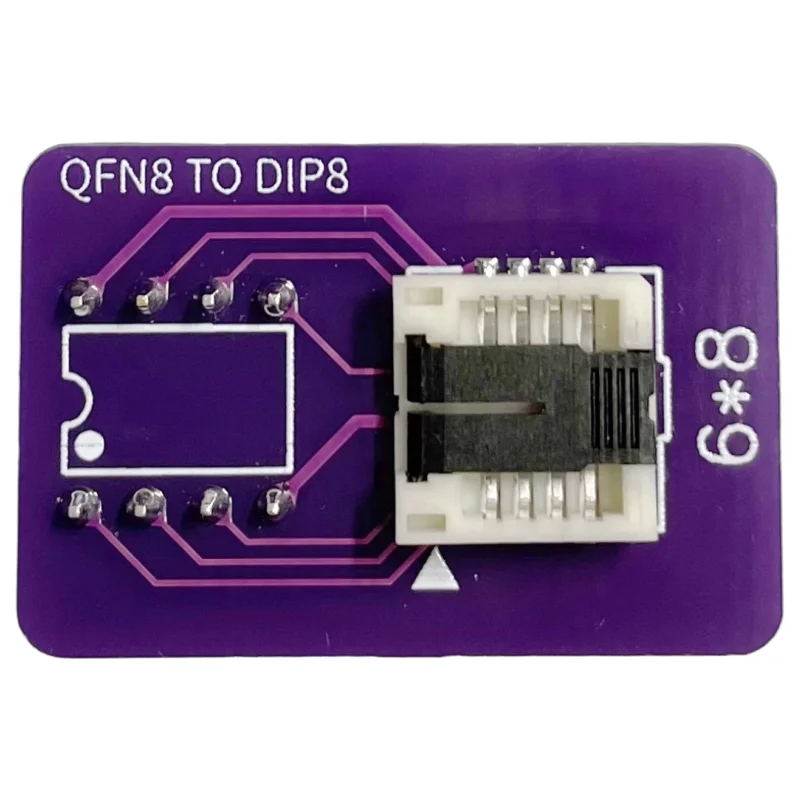 WSON8 QFN8 DFN8 MLF8 Burning Socket Test Socket to DIP8 Two-in-one Reading and Writing Socket Burning Socket