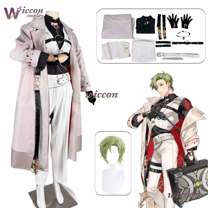 

yUm Nu Carnival Aulwen Silver Bullet Confessor Косплей Костюм Аутентичная игра Реплика наряд Праздничное специальное издание Ролевая игра