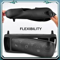 Easy To Use Silicone Case For Anker Soundcore Motion+ Bluetooth Speaker Waterproof Rubber Travel Carry Pouch With Carabiner