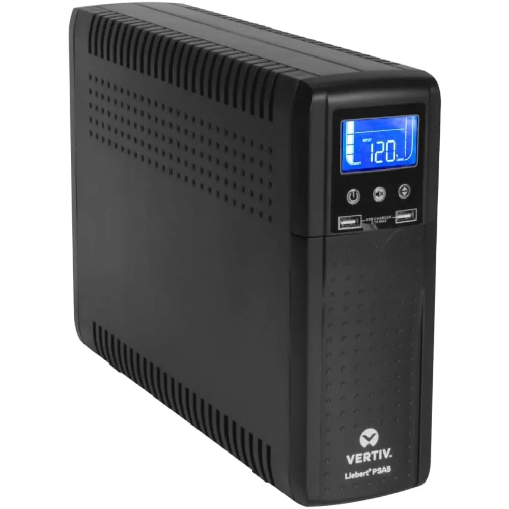 

PSA5 UPS 1000VA/600W 120V Line Interactive AVR mini tower 10 outlets USB Charging Uninterruptible Power Supply