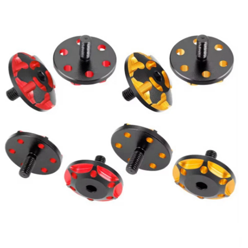 Momo 2 peças de metal m3 parafusos de fixação de junta de asa traseira para 1/8/1/10 rc carro atualização peças acessórios