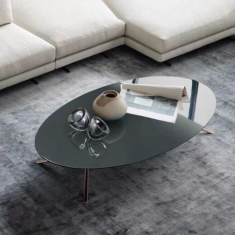 

Мраморный прозрачный журнальный столик, скандинавский стоячий письменный водонепроницаемый журнальный столик, сервисная мебель, постмодернистская мебель, мебель для салона