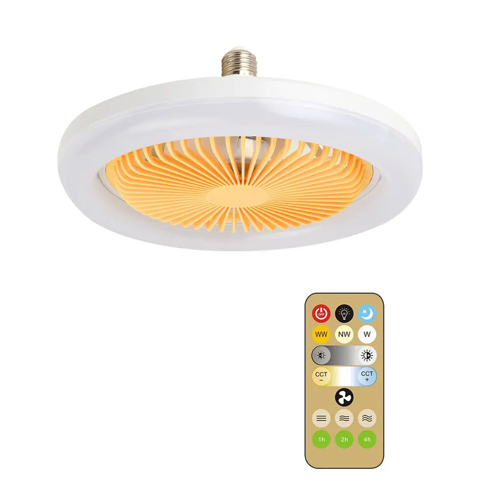 

E27 LED Bulb Fan Blade Timing Lamp AC220V 28W Foldable Led Light Bulb Lampada Night Lights For Home Ceiling Light Lighting