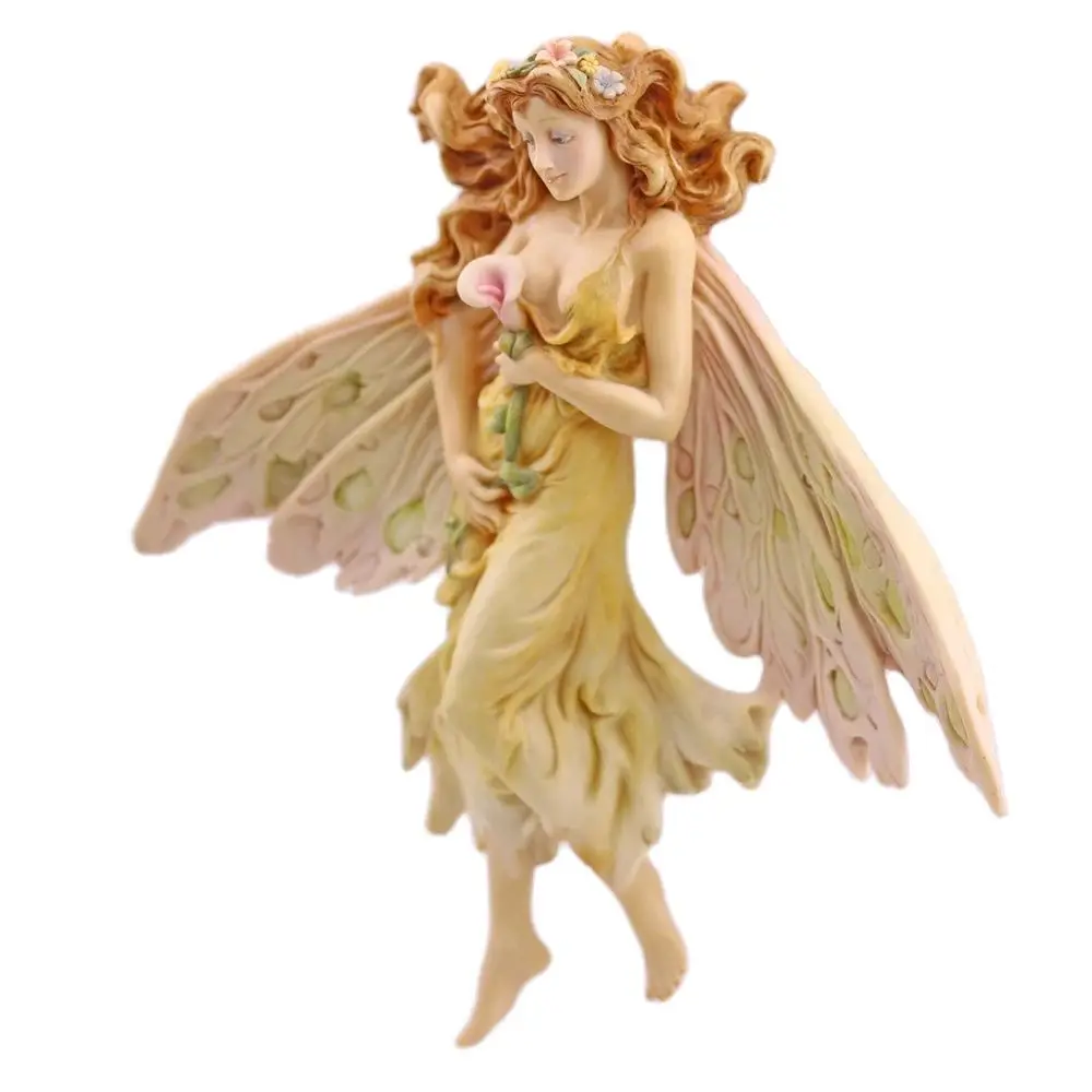 2024 New Butterfly Fairy Silicone Decorative Cake Chocolate Baking Mold Calla Lily Fairy Large DIY Wall Gypsum Resin Soap Wax