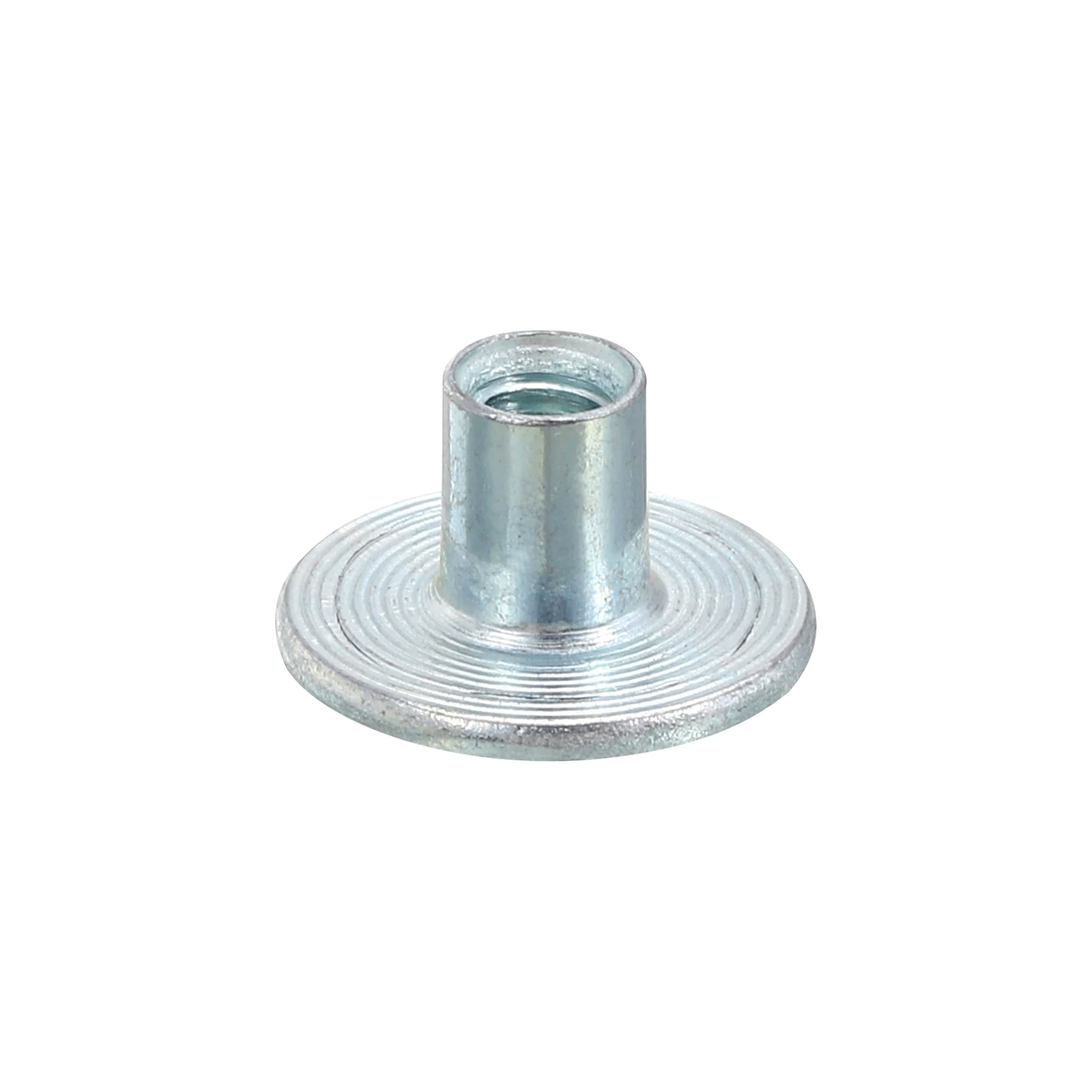 12/24Pcs M4 M5 M6 M8 M10 Carbon Steel Tee Nut Round Base T-nut 8-15mm Height Through Hole Flange Insert Female Thread Plate Nuts