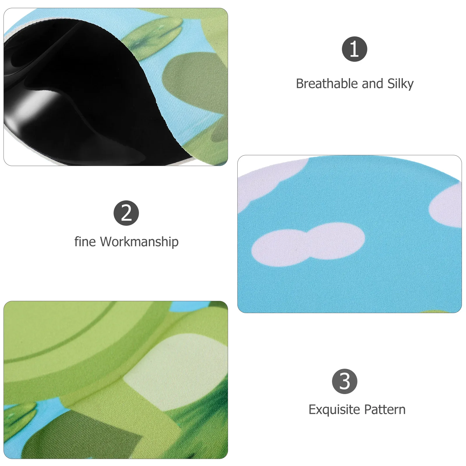 

Frog Mouse Pad Silicone Surface Non-Slip Desktop Gaming Laptop Computer Mat Decorative Office Home Use Smooth Long-Lasting Craft