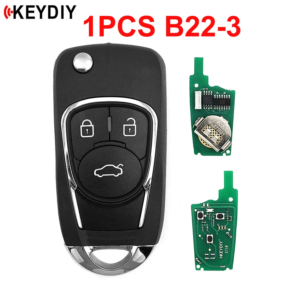 

1pcs/lot keydiy KD B22 B22-3 original universal 3 button remote smart key B Series Remote control for KD900 KD-x2 KD mini