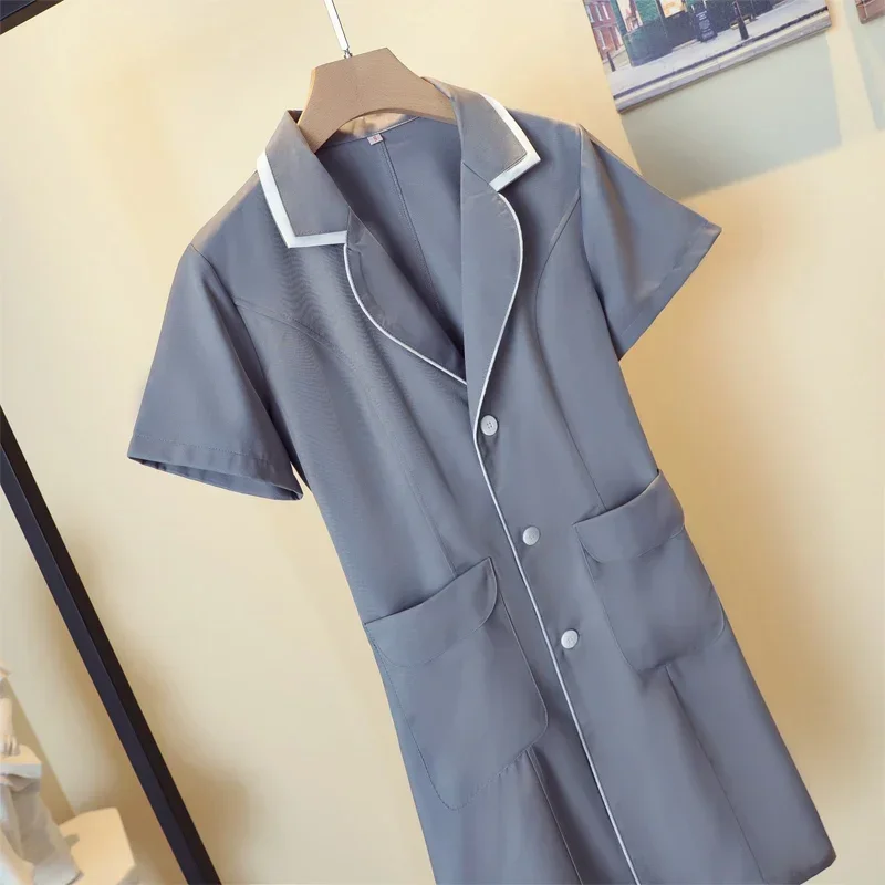 เสื้อโค้ทแขนยาว/แขนปานกลาง/แขนสั้นสำหรับเสื้อชั้นในโยคะสำหรับผู้ชายและผู้หญิงร้านเสริมสวยช่างเสริมสวย