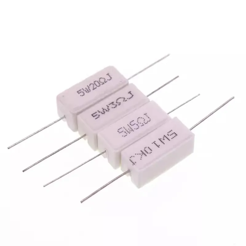

Rx27-1 5watts Sqp Cement Resistance 0.12/0.22/0.25/12/15/18/ 22/24/33/36/47/51/56/100/620/750/820/910r 100k J Ohm 5w Resistor