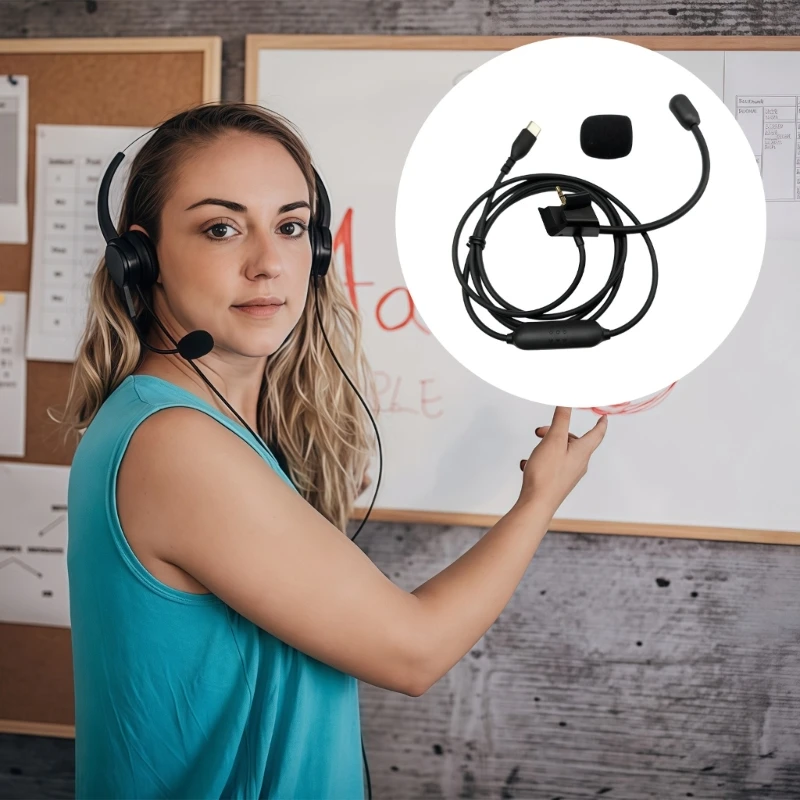 

Музыкальный кабель P5EA Premium Type C с микрофонной штангой для наушников QC35, провод 2,5 мм, позолоченный разъем, 1,2 м/47,24