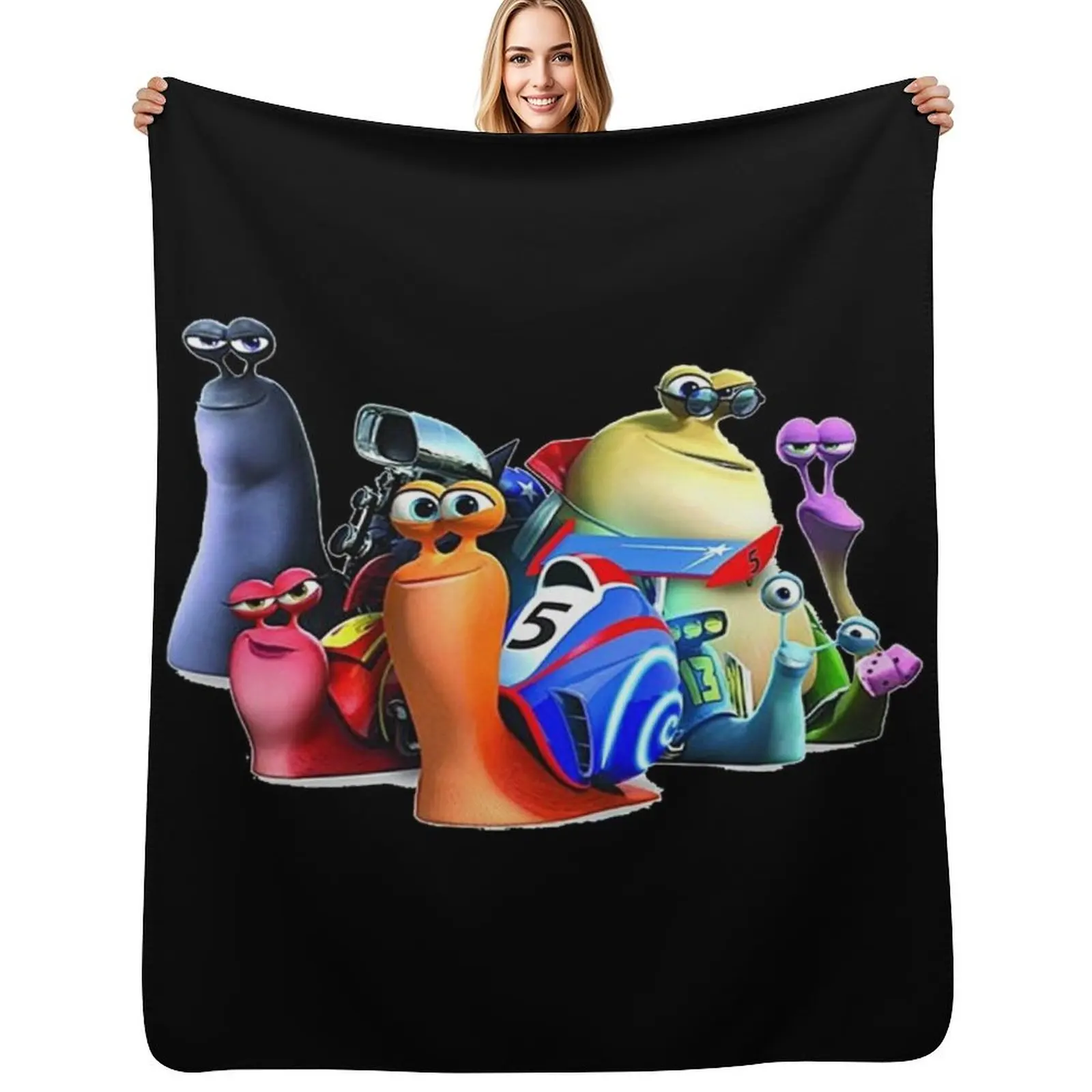 Snail turbo Throw Blanket Heavy Moving heavy to sleep Luxury Winter beds decorative Blankets