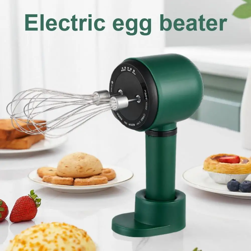 Kitchen Wire Whisk Cordless Egg Beater Wireless Cordless Hand Mixer Set with 3-speed Control Double-rod Design Usb-c for Eggs