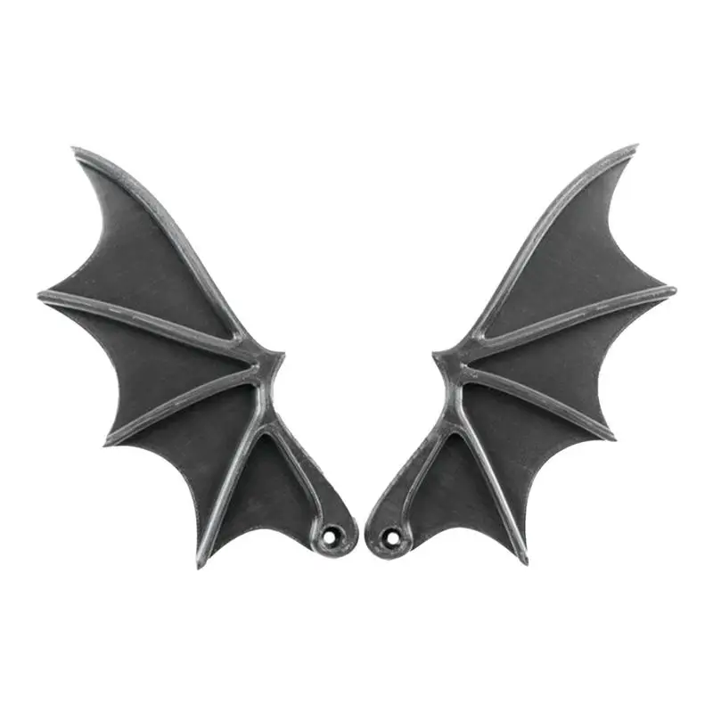 Car License Plate Bat Wings Halloween Bat Wings Car Plates Tag 2 Pcs Auto Parts Goth Car Decor License Plate Decoration Bat Car