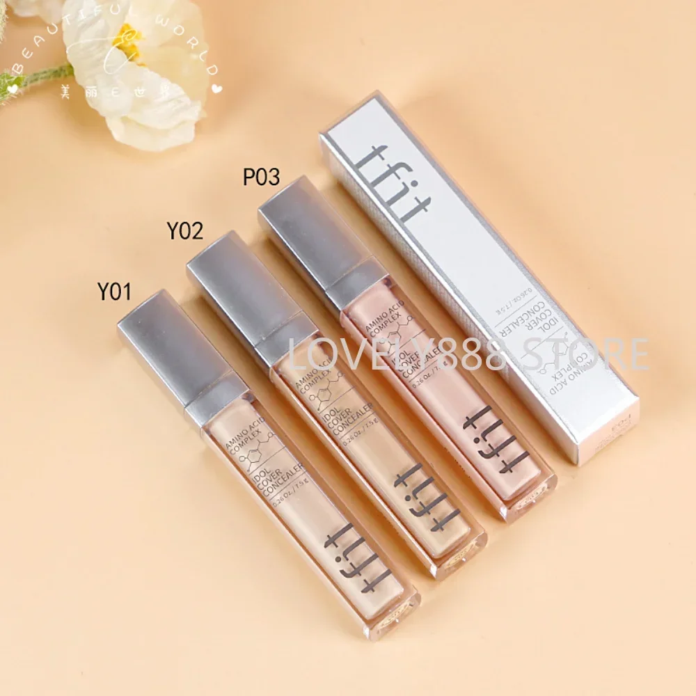 TFIT Concealer Liquid Cream Waterproof Full Coverage Concealer Long Lasting Face Scar Acne Cover Smoothing Makeup Cosmetics