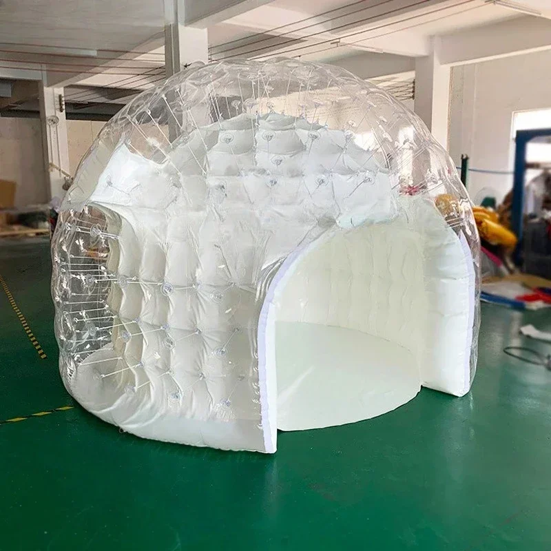 Internet celebrity inflatable bubble house, transparent tent star bubble house outdoor camping famous hotel transparent